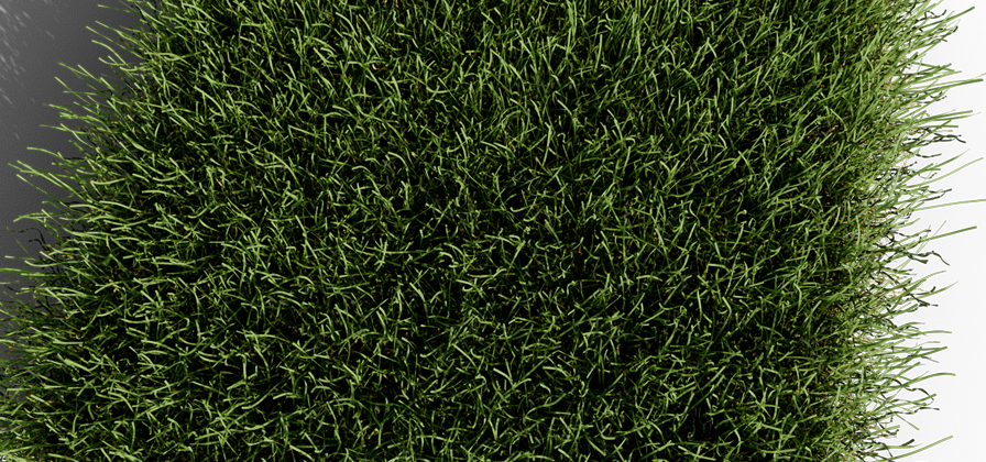 Gazon synthétique : Saturno 50 - Photo d'échantillon vu de dessus zoomée