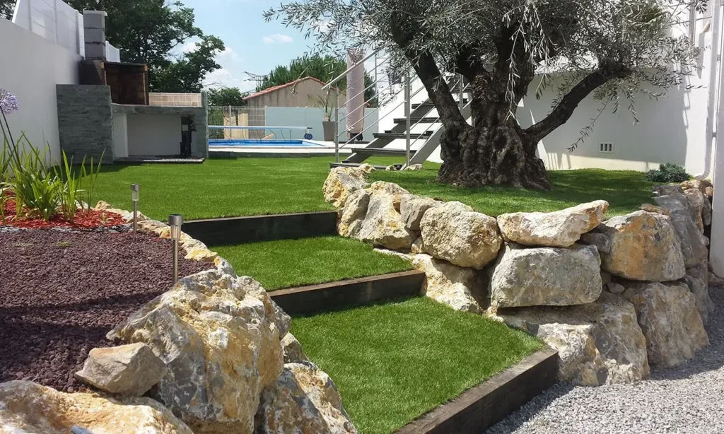 Réalisation gazon synthétique 4