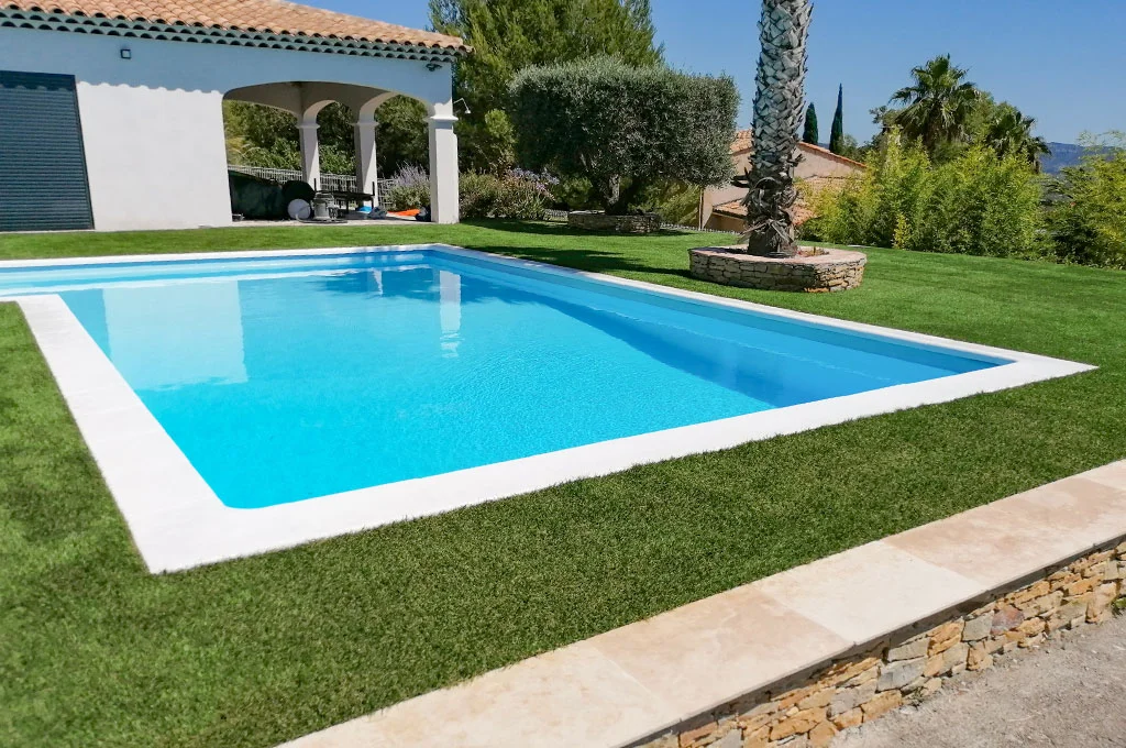 Réalisation gazon synthétique Azurio GR 36 mm