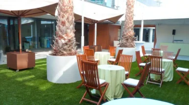 Illustration : Cérémonies, spectacles, événementiel : le gazon synthétique s’impose