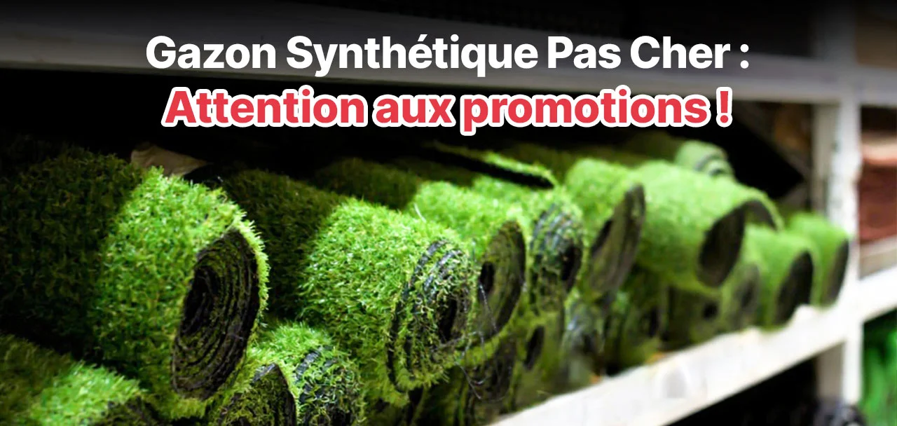 Illustration de l'article : Gazon synthétique pas cher : 8 conseils pour éviter les mauvaises surprises