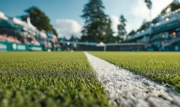 Illustration : Le gazon synthétique pour terrains de tennis : avantages et installation