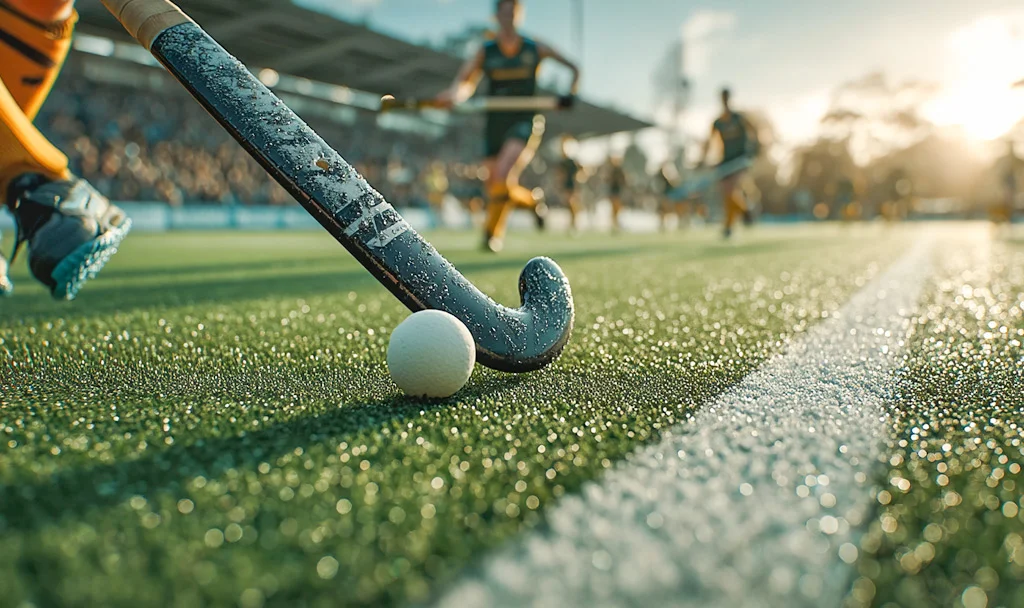Jeu de Hockey sur gazon synthétique sportif