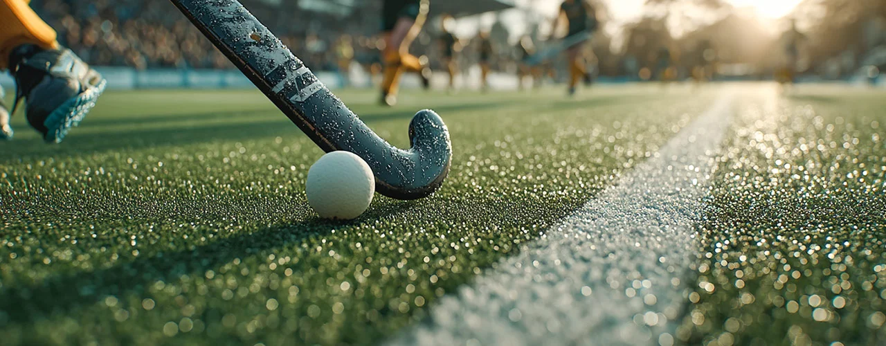 Jeu de Hockey sur gazon synthétique sportif