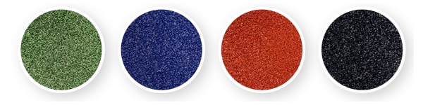 Gazon synthétique pour multisports et city stade 3 Les différentes couleurs disponibles pour le gazon synthétique sportif TGP