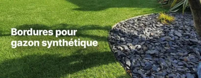 Illustration : Bordures pour gazon synthétique