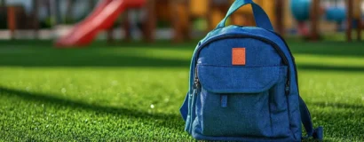 Illustration : Le gazon synthétique pour les cours d’école, les crèches et les aires de jeux ?