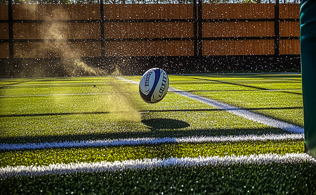 Gazon Synthétique : les Différences Entre Sport et Ornemental 2 Rugby sur gazon synthétique