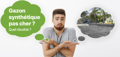 Illustration : Gazon synthétique pas cher : Peut-on vraiment avoir un beau résultat ?