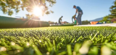 Illustration : Quel est le prix de la pose d&rsquo;une pelouse synthétique ?