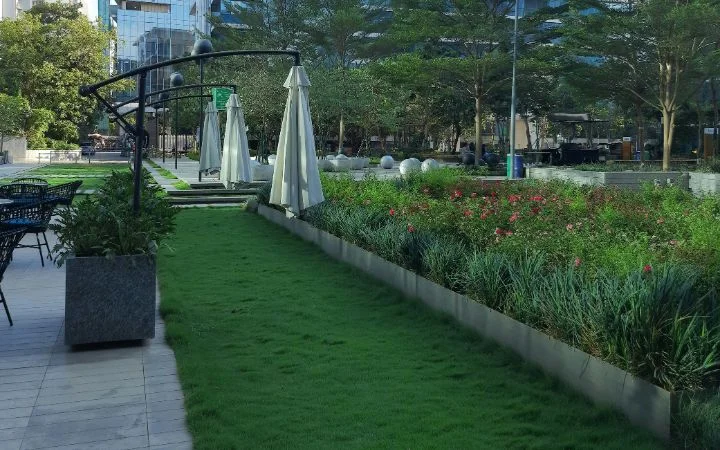 gazon synthétique espace haut de gamme