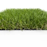 Gazon synthétique haut de gamme Luxe 50 - Échantillon à plat vu de face