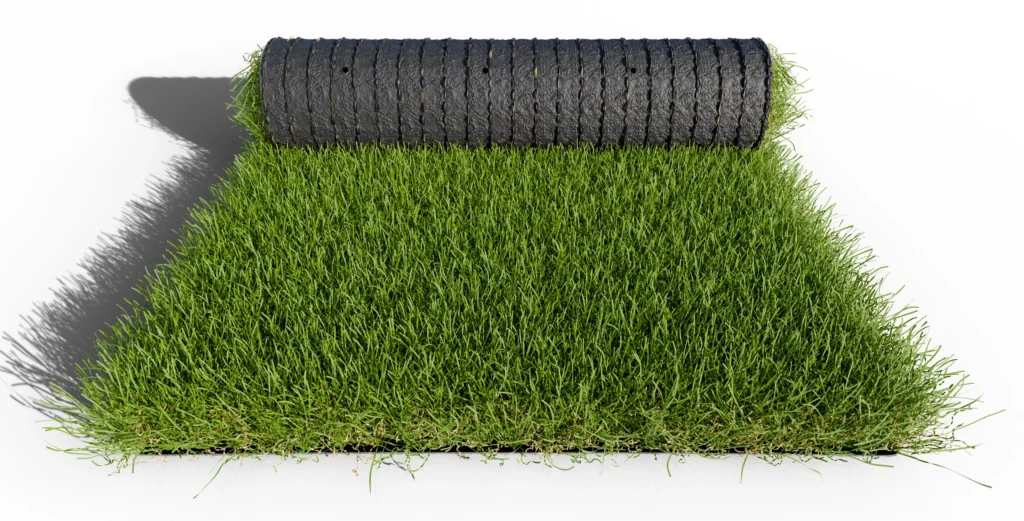 Rouleau de gazon artificiel Saturno 50 - vu de face